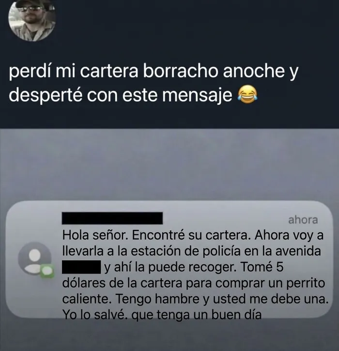 ¿Es moral rescatar la billetera de alguien pero también quedarte con algo para ti?