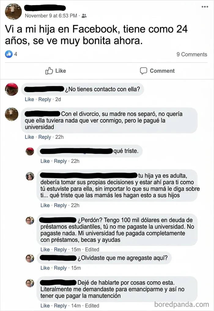 Padre mentiroso que olvidó que tenía a su hija en FB