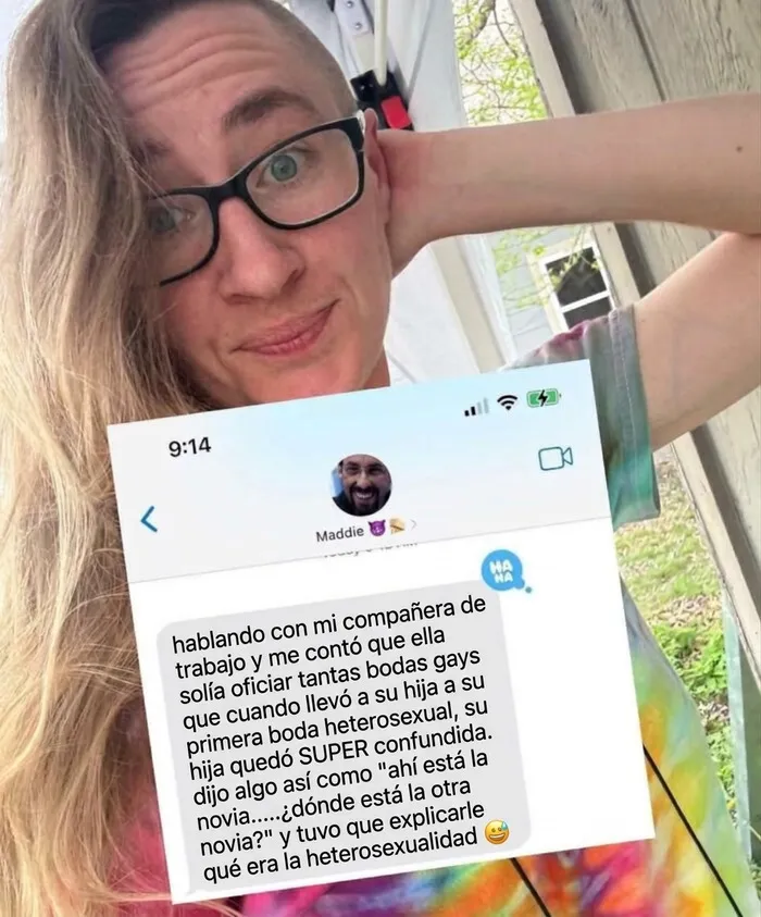 Nunca vio a una pareja hetero