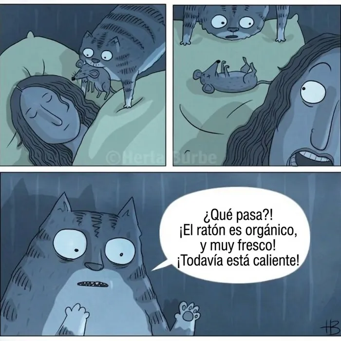 32 Hermosos cómics sobre gatos que muestran por qué los humanos se sienten tan conectados a ellos