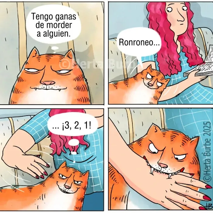 32 Hermosos cómics sobre gatos que muestran por qué los humanos se sienten tan conectados a ellos
