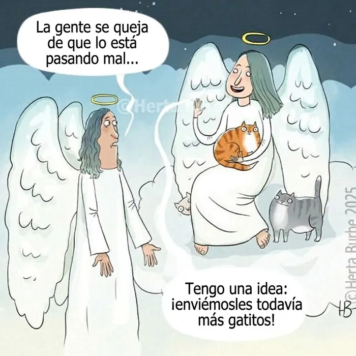 32 Hermosos cómics sobre gatos que muestran por qué los humanos se sienten tan conectados a ellos