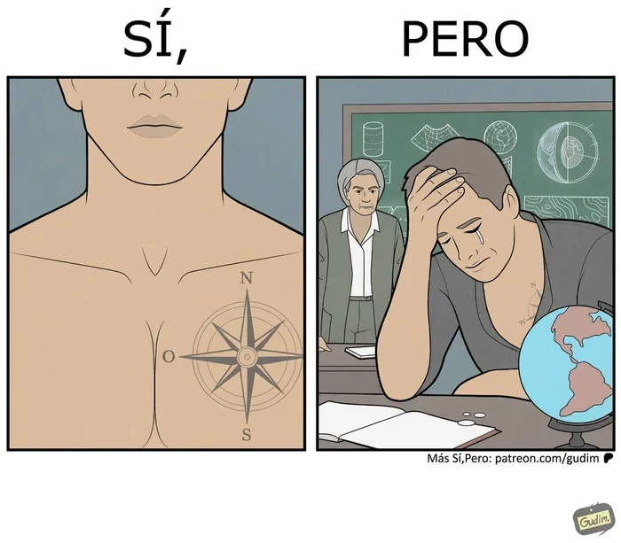 «Sí, pero»: 24 Viñetas de Anton Gudim que captan la ironía de los momentos cotidianos