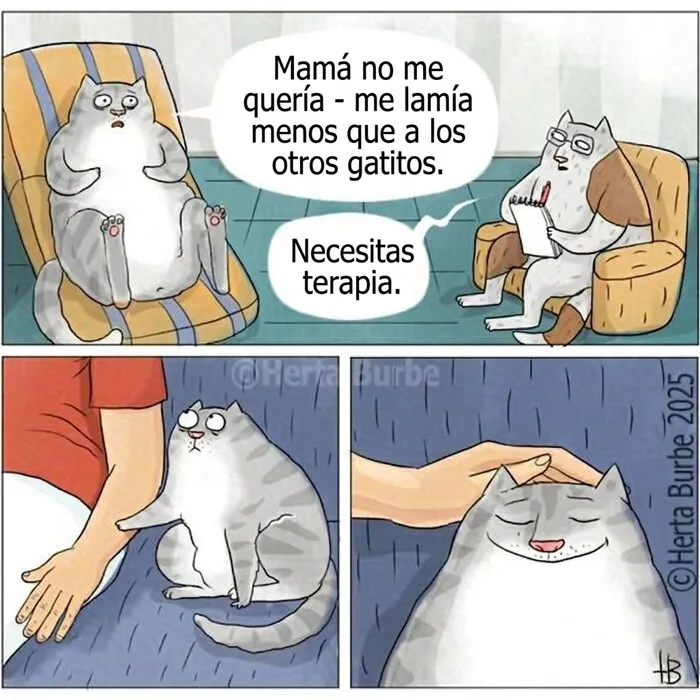 32 Hermosos cómics sobre gatos que muestran por qué los humanos se sienten tan conectados a ellos