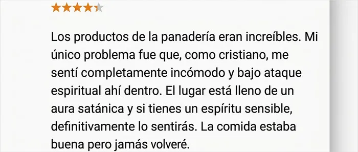 Reseña en una panadería vegana