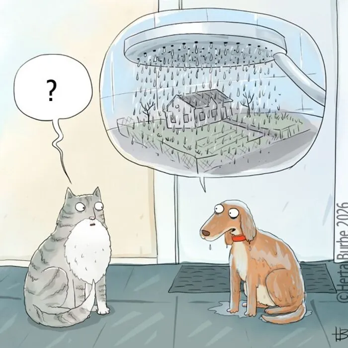 32 Hermosos cómics sobre gatos que muestran por qué los humanos se sienten tan conectados a ellos