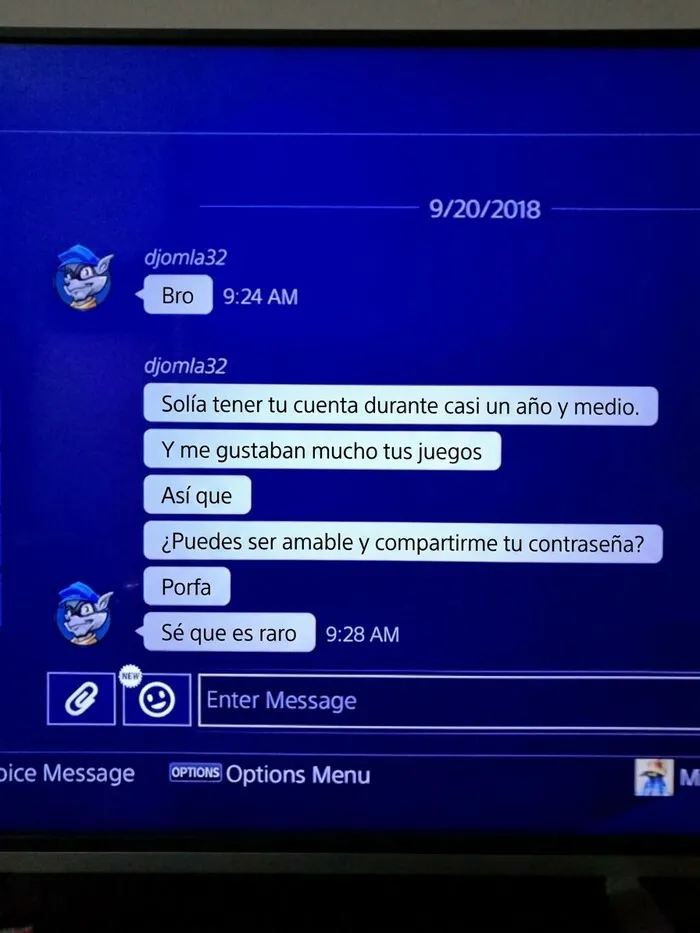 El tipo que hackeó mi cuenta de PS4 lo admite y quiere más juegos gratis, por favor.