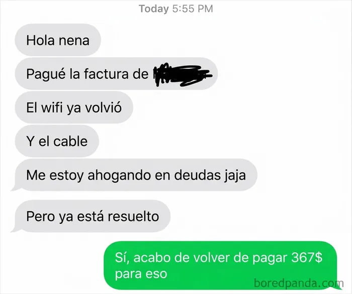 No has pagado nada