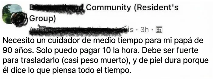 Así uno puede cargar a este viejo pesado y, al mismo tiempo, aguantar que lo regañen. ¡Todo eso por menos de lo que pagan en el Burger King