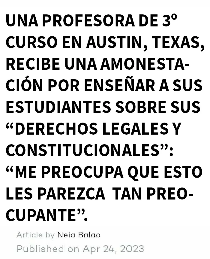 Texas ya me parecía horrible, pero esto es demasiado