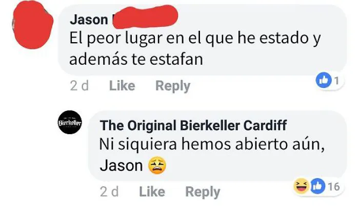 Aún no han abierto el local