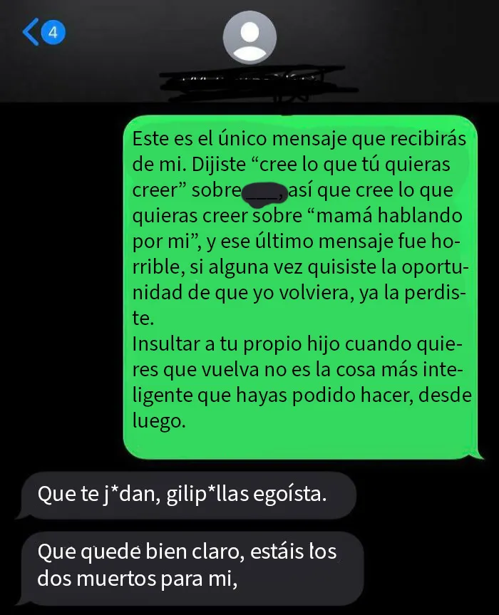 Me planté ante mi padre abusivo por primera vez en mi vida y esta fue su respuesta