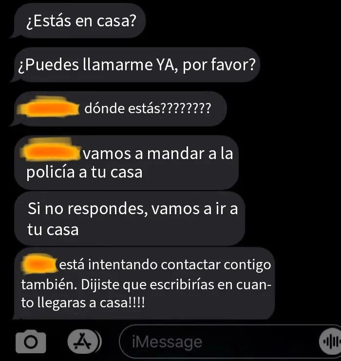 Esto ocurrió a los 2 minutos de llegar yo a mi casa e irme corriendo al retrete