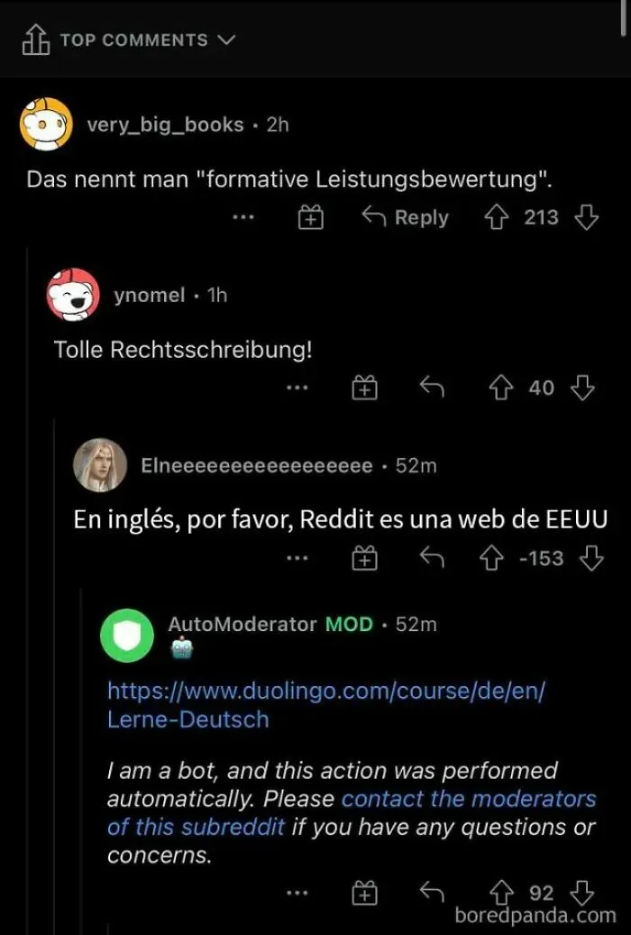 En un subreddit alemán