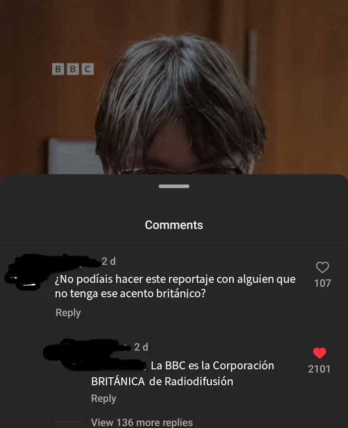 Reportaje de la BBC