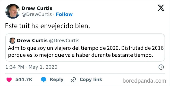 Varios años después, no se decir si ha envejecido bien o mal