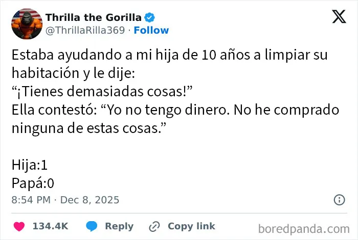 Tiene razón