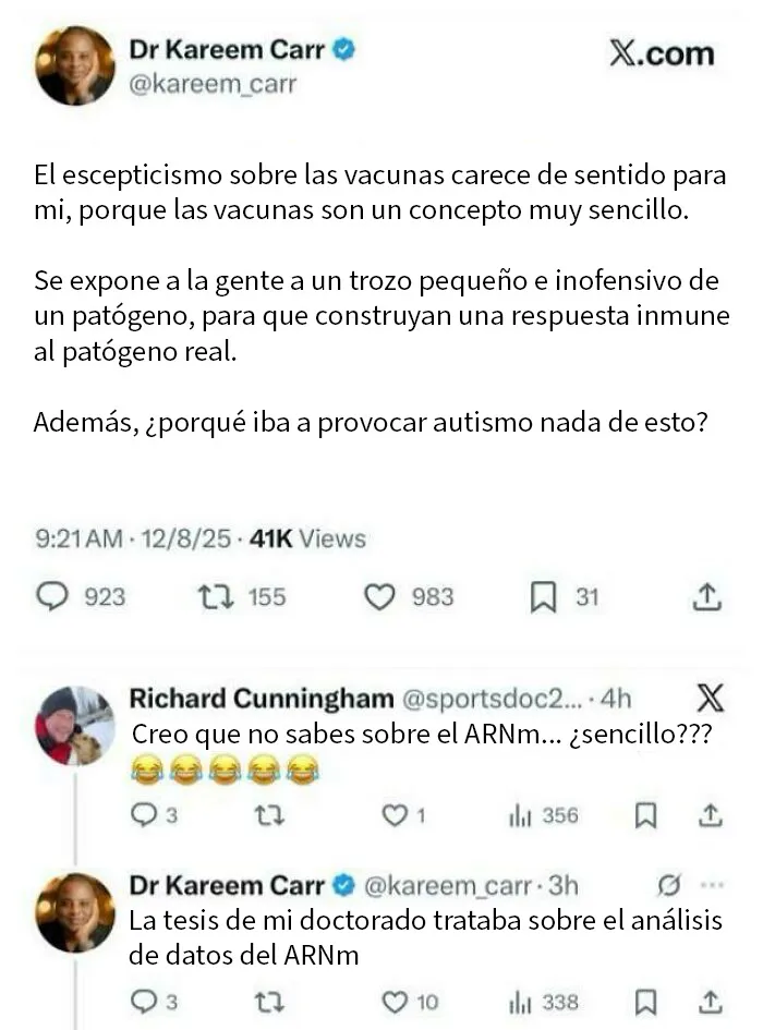 La tesis de mi doctorado trata del ARNm