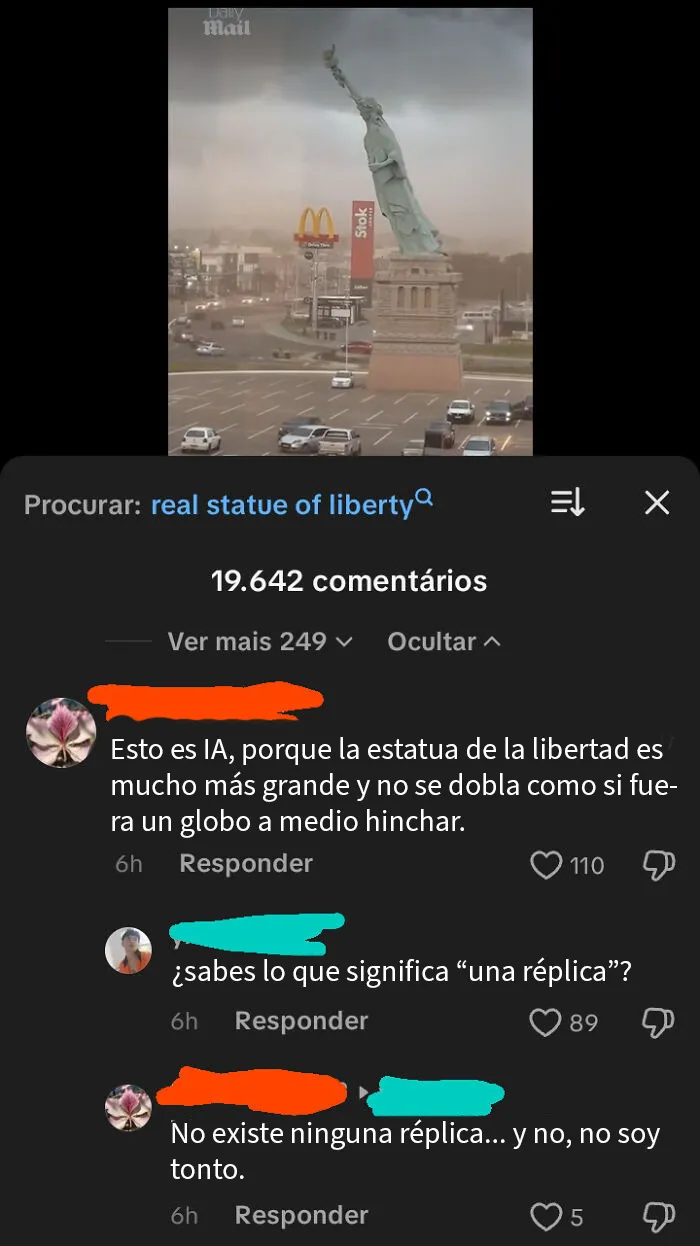 No existen réplicas