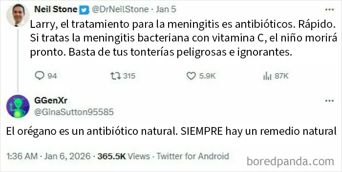 20 Personas difundiendo sus vergonzosos «conocimientos» médicos en Internet