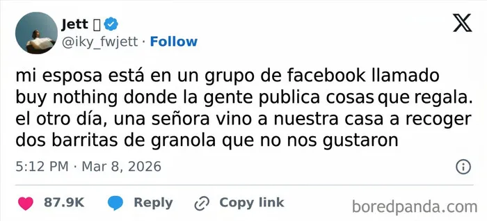 Anécdotas de vecinos sobre grupo de Facebook donde regalan cosas