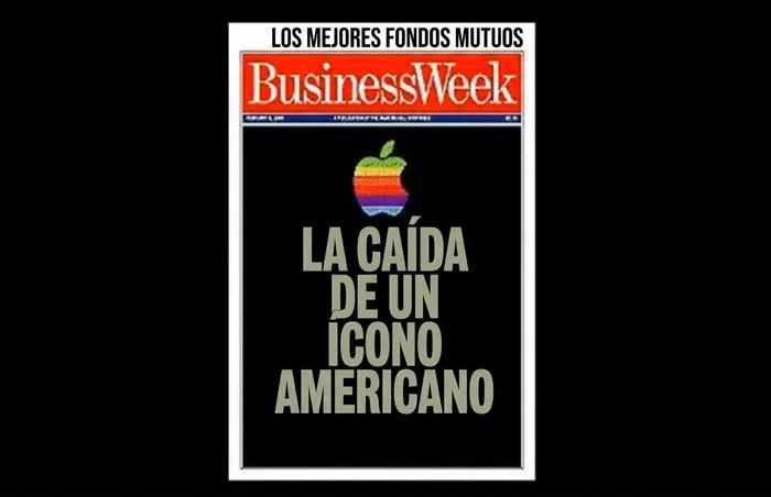 Portada BusinessWeek sobre la caída del ícono Apple en imagen de revista