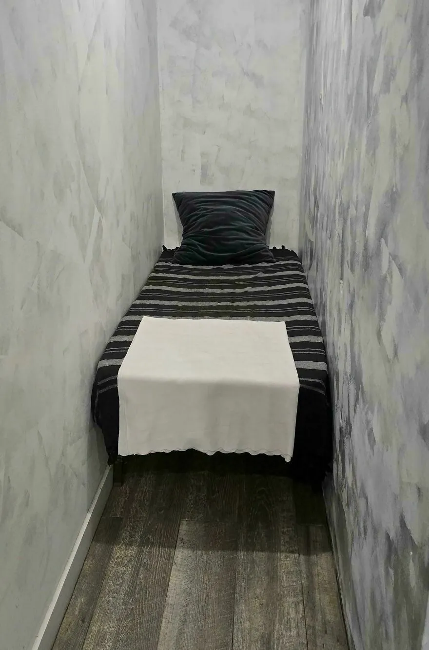 Esta "habitación" del Airbnb donde me hospedé la semana pasada