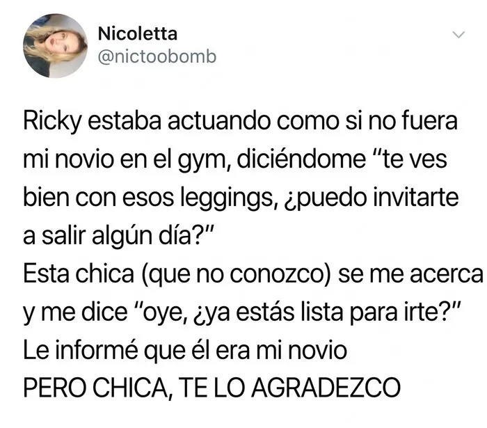 Publicación reconfortante sobre apoyo y amor en situaciones cotidianas