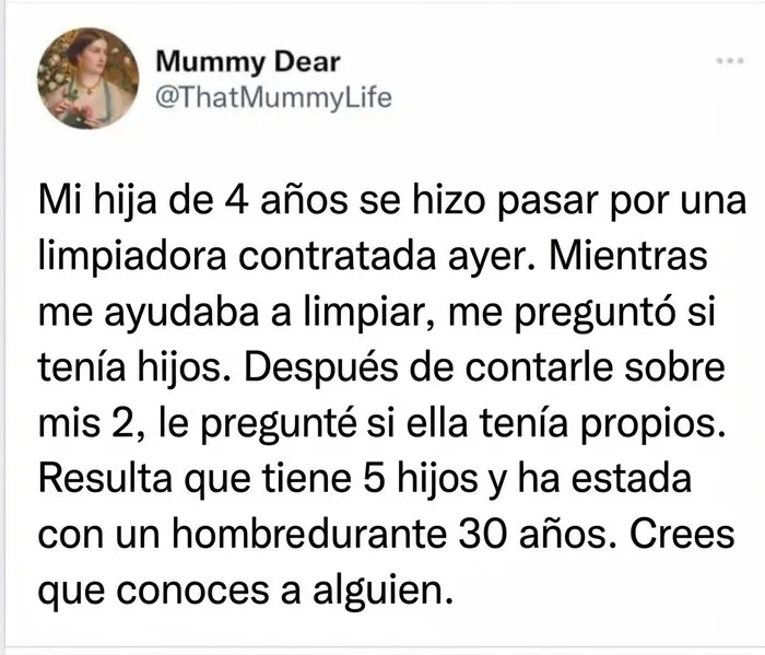 Historia reconfortante sobre hija pequeña que fingió ser limpiadora y sorprendió con verdad