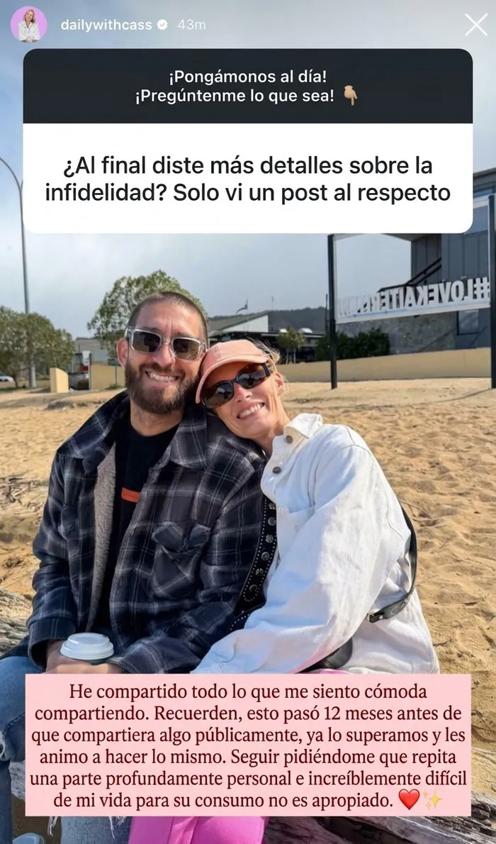 Influencers haciendo el ridículo compartiendo una historia de infidelidad y respuestas en redes sociales