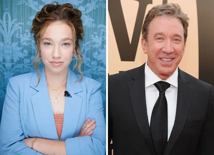 Elizabeth Allen Dick y su padre Tim Allen, uno de los famosos hijos de celebridades de Hollywood.