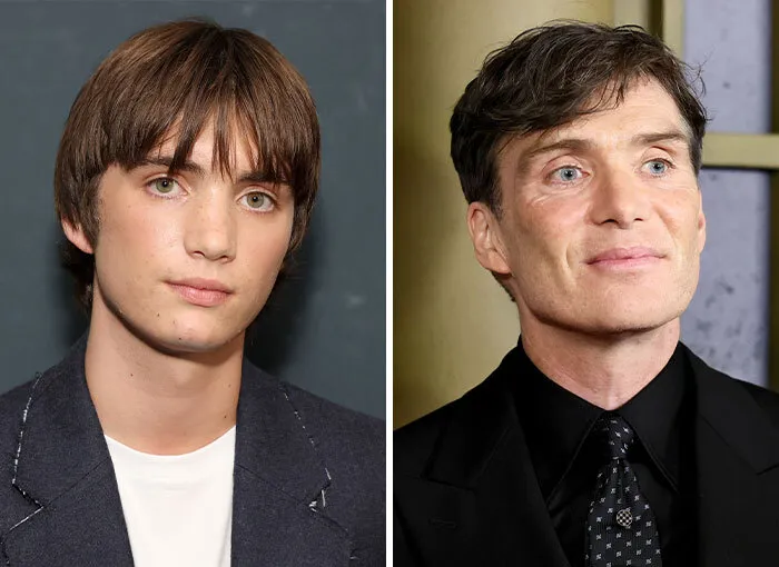 Arran Murphy y su famoso padre Cillian Murphy, destacados entre hijos de celebridades de Hollywood.