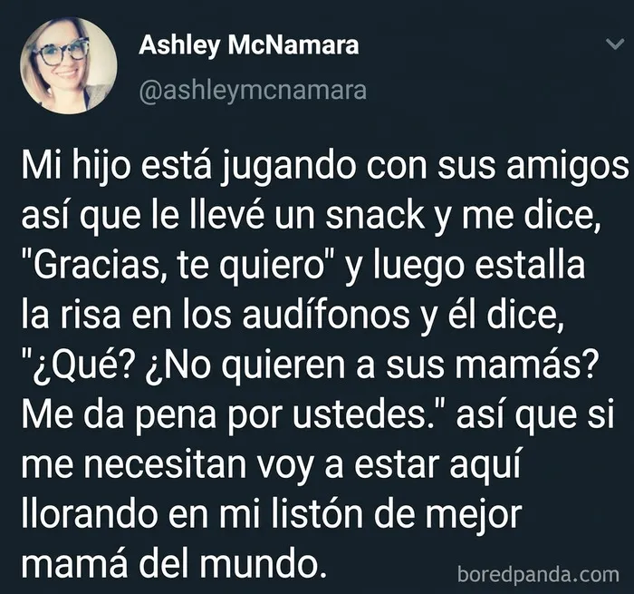 Texto emotivo en redes sociales como parte de publicaciones reconfortantes de internet