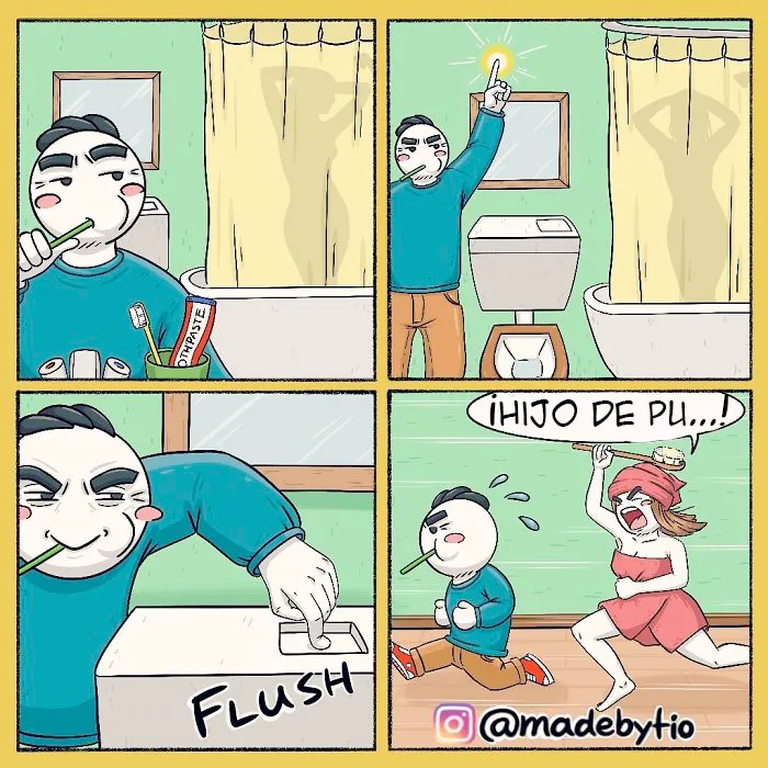 20 Cómics sobre fallos y situaciones divertidas, creados por Madebytio
