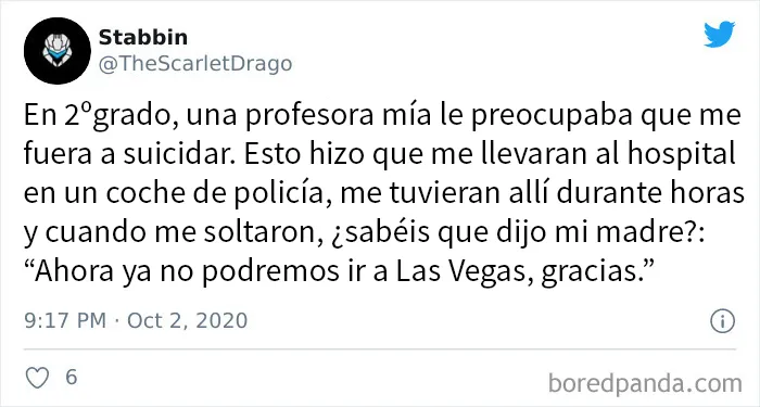 Tenía 8 Años, Acababa De Pasar El Peor Trauma De Mi Vida Y Mi Madre Solo Quería Irse A Las Vegas