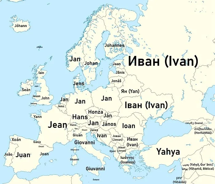 Variaciones Del Nombre Juan
