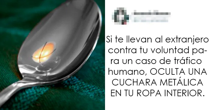 'El truco de la cuchara': comparten un consejo que podría ayudar a las víctimas a escapar de sus maltratadores discretamente