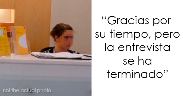 Este hombre fue rechazado inmediatamente en su entrevista de trabajo tras una prueba con truco en la recepción