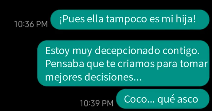 Esta hija salió del armario ante su padre mientras se mandaban mensajes, y a la gente le encanta su reacción