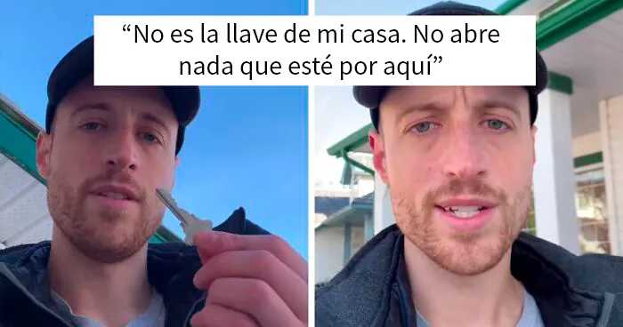 Este hombre dejó una llave bajo el felpudo para que los ladrones la encontraran y tuvieran la oportunidad de cambiar su vida