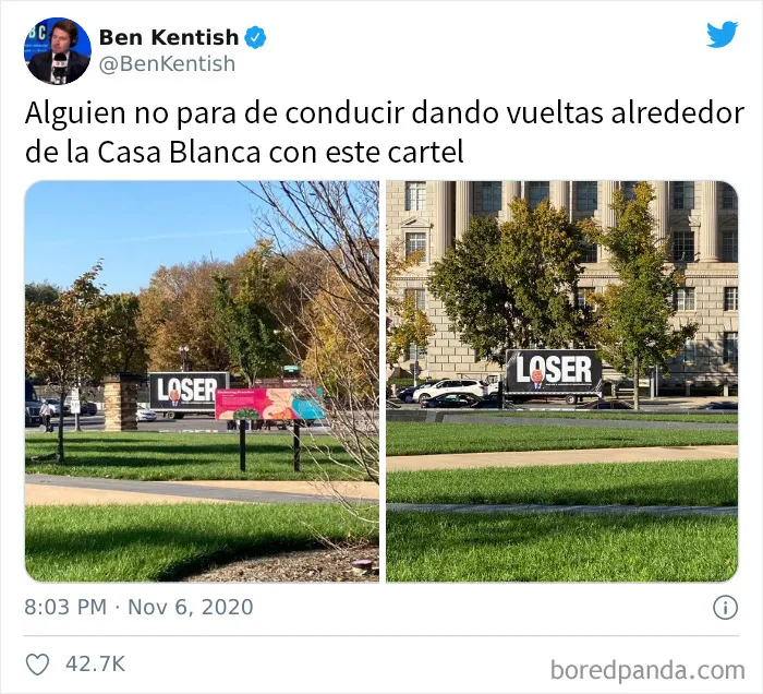 20 De las mejores reacciones de la gente ante Trump perdiendo las elecciones