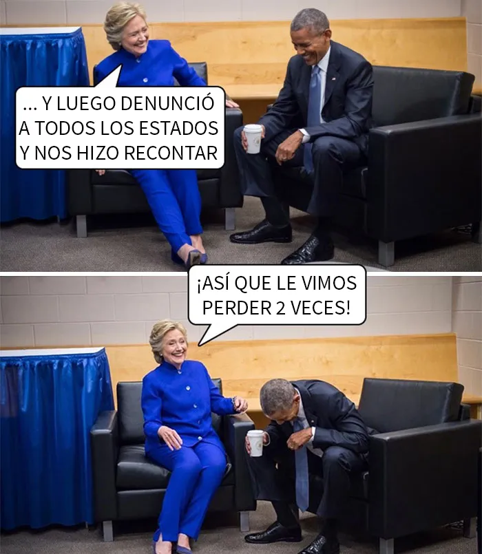 20 De las mejores reacciones de la gente ante Trump perdiendo las elecciones
