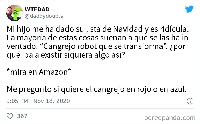 20 De los mejores tuits de Noviembre sobre ser padres