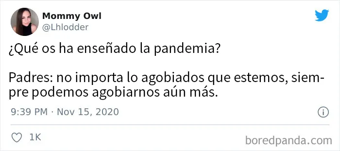 20 De los mejores tuits de Noviembre sobre ser padres