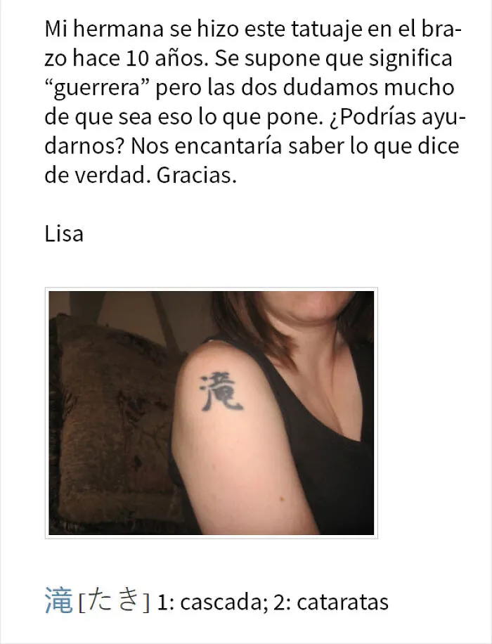 15 Personas que entendían otros idiomas y se rieron con estos terribles tatuajes