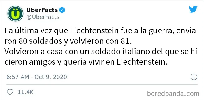 20 Datos curiosos y fascinantes sobre nuestro mundo que quizá no conocieras, por UberFacts