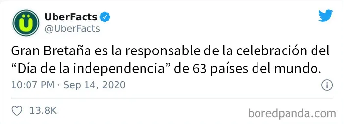 20 Datos curiosos y fascinantes sobre nuestro mundo que quizá no conocieras, por UberFacts