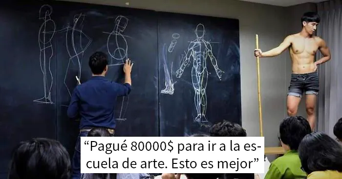 Se han vuelto virales las fotos de estas clases de dibujo anatómico en Tailandia