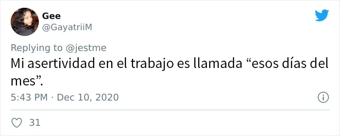 "Dime que eres una mujer sin decirme que eres una mujer" (20 tuits)