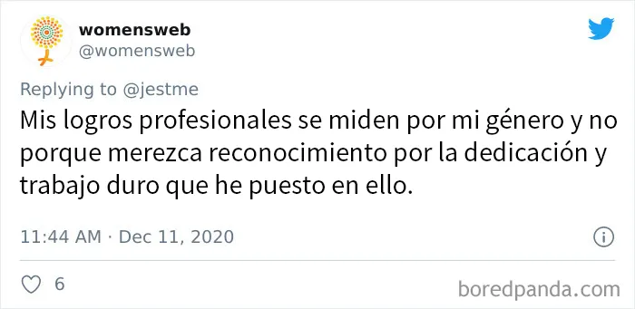 "Dime que eres una mujer sin decirme que eres una mujer" (20 tuits)
